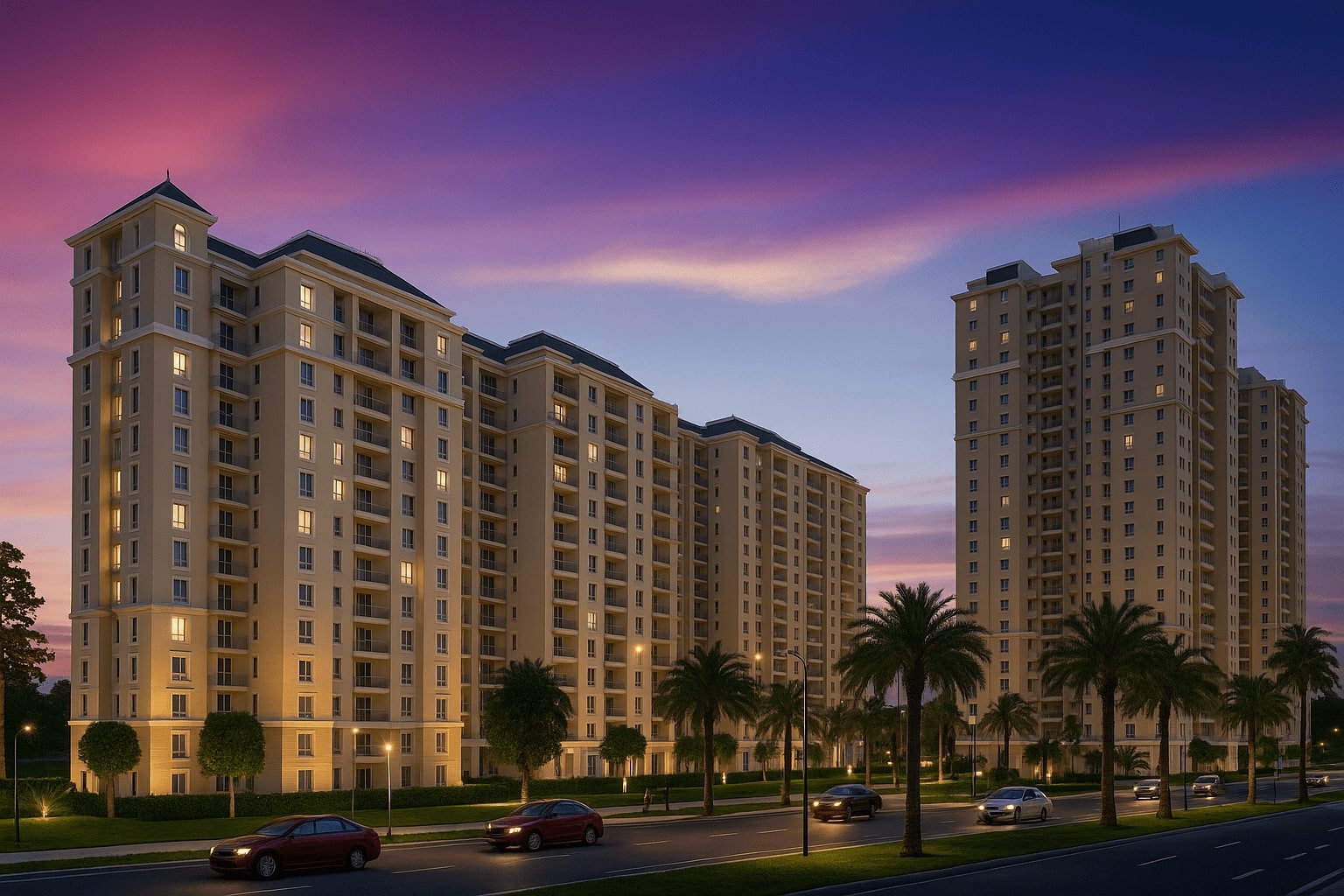 Luxury apartment view 1