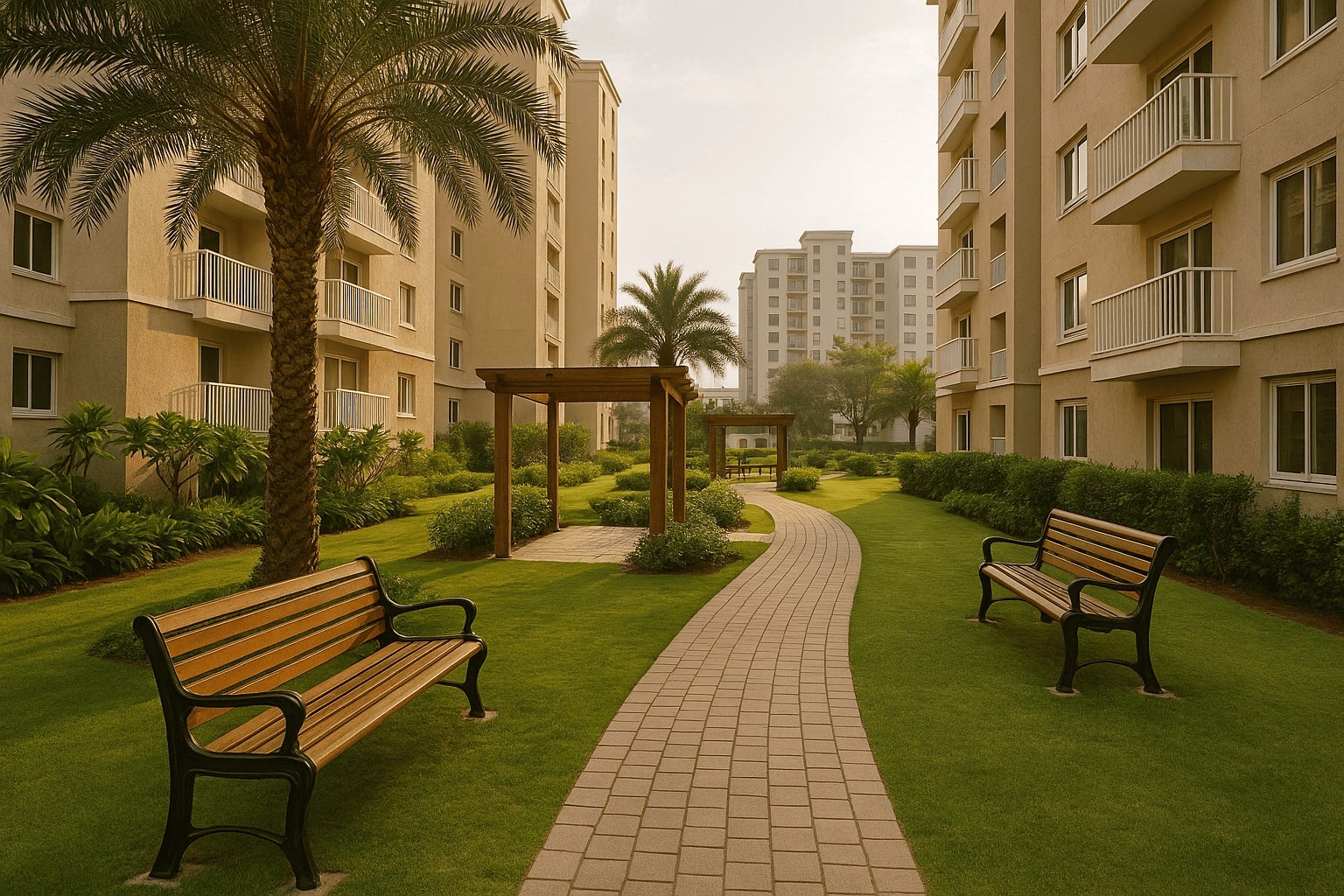 Luxury apartment view 3